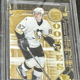 2005 UD Power Play #133  Sidney Crosby rookie Beckett Graded 9