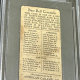 1909 E91 American Caramel Mordeaci 3 Finger Brown MBA Graded 1