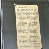 1909 American Caramel E91-B Mordecai 3 Finger Brown SGC 1.5 Well Centered