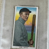 1909 T206 Piedmont Ty Cobb 350 Bat Off Shoulder Authentic Gorgeous!