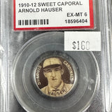 1910 Sweet Caporal Pin Arnold Hauser PSA 6