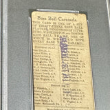 1910 E91-C American Caramel Smokey Joe Wood PSA 1 MK