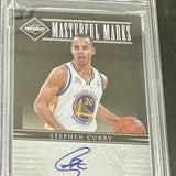 2011 Panini Limited Steph Curry Masterful Marks Autograph #'d50 PSA 6