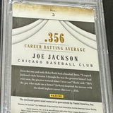 2014 Immaculate Joe Jackson Accolades Materials PSA 4