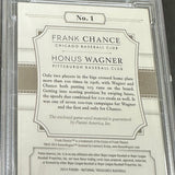 2014 National Treasures Honus Wagner , Frank Chance PSA 6