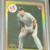 2017 Topps Chrome #8 Aaron Judge rookie 1987 Topps PSA 9