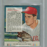 1954 Red Man Tobacco #NL18 Robin Roberts Beckett graded 5