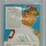 1954 Red Man Tobacco #NL7 Don Mueller Beckett graded 5.5