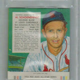 1954 Red Man Tobacco #NL10 Red Schoendienst Beckett 5