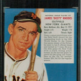 1955 Red Man Tobacco #NL22 Dusty Rhodes SGC 5