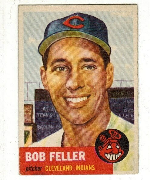 1953 Topps #54 Bob Feller list $500