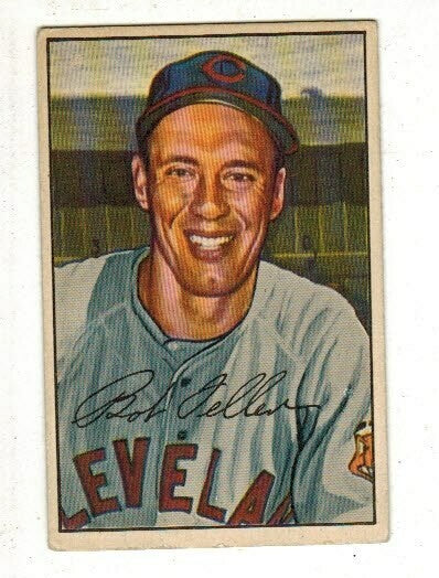 1952 Bowman #43 Bob Feller list $300