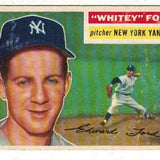 1956 Topps #240 Whitey Ford list $250