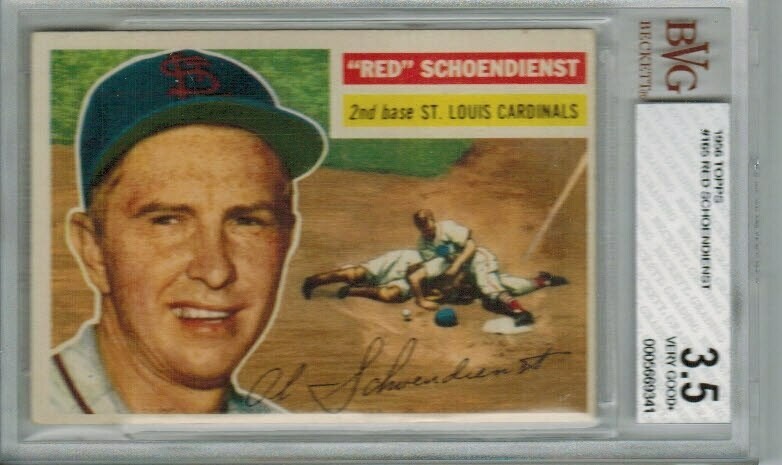 1956 Topps #165 Red Schoendienst