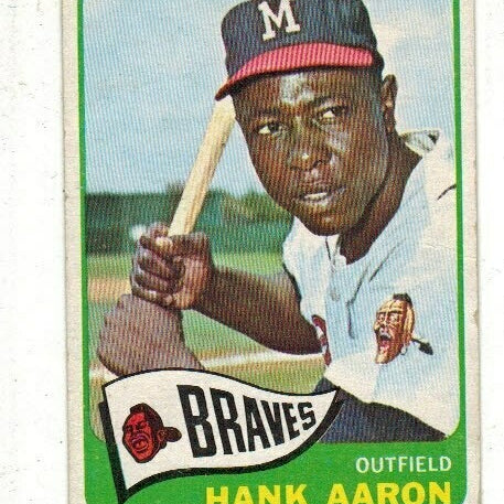1965 Topps #170 Hank Aaron list $200