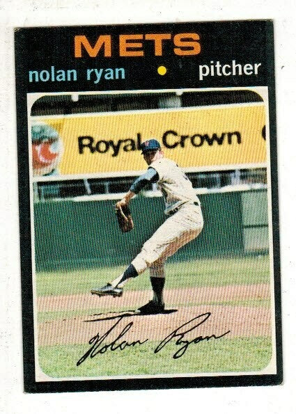 1971 Topps #513 Nolan Ryan list $300