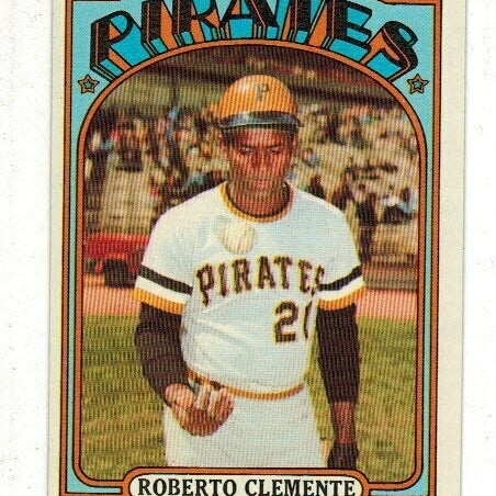 1972 Topps #309 Roberto Clemente list $80