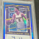2020 Recon Tyrese Haliburton Rookie Recon Signature Blue #'d50 PSA 9