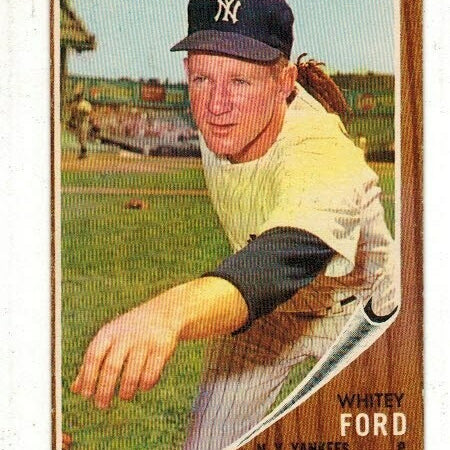 1962 Topps #310 Whitey Ford list $50