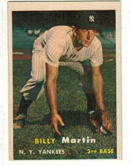 1957 Topps #62 Billy Martin list $60