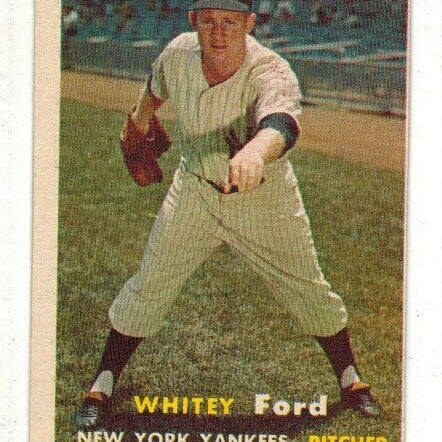 1957 Topps #25 Whitey Ford list $150
