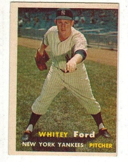 1957 Topps #25 Whitey Ford list $150