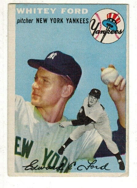 1954 Topps #37 Whitey Ford list $150