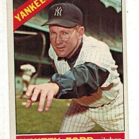 1966 Topps #160 Whitey Ford list $50