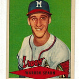 1954 Red Heart Warren Spahn