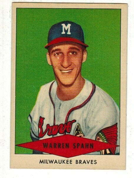 1954 Red Heart Warren Spahn