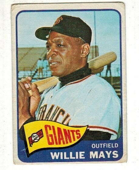 1965 Topps #250 Willie Mays  list $200