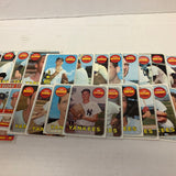 1969 Topps Yankees Team set 24 cards No Mantle, Cox,Murcer