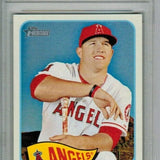 2014 Topps Heritage #250 Mike Trout Protrait Cap Logo PSA 10