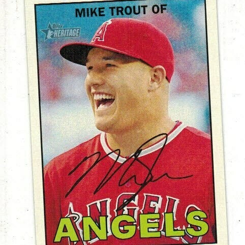 2015 Topps Heritage #500 Mike Trout