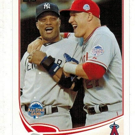 2013 Topps #27 Mike Trout With Cano