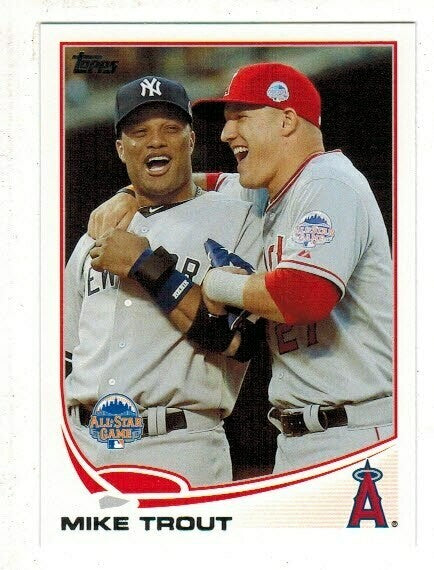 2013 Topps #27 Mike Trout With Cano