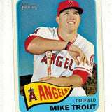 2014 Topps Heritage #250 Mike Trout Cap Logo Variation