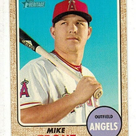 2017 Topps Heritage #450 Mike Trout