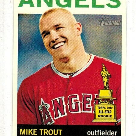 2013 Topps Heritage #430 Mike Trout