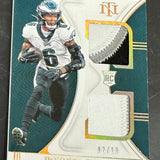 2021 National Treasures #5 Davonta Smith Rookie Patch #'d10 Nr Mint