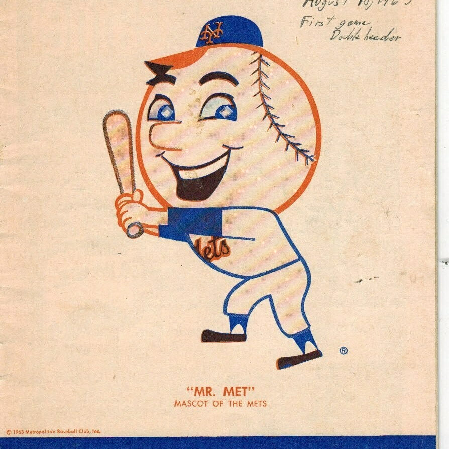 1963 Mets Official Program