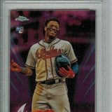 Ronald Acuna Jr. rookie PSA 10 2018 Topps Chrome Update Pink Refractor #25