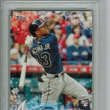 Ronald Acuna Jr. rookie PSA 10 2018 Topps Holiday #50