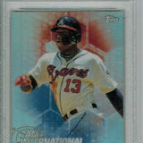 Ronald Acuna Jr. rookie PSA 10 2018 Topps Chrome Update Int'l Affair