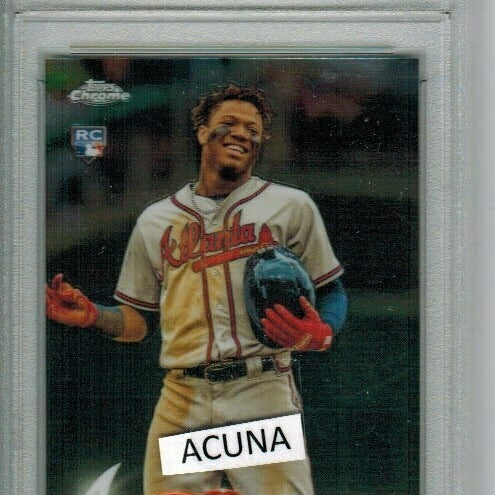Ronald Acuna Jr. rookie PSA 10 2018 Topps Chrome Update #25