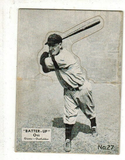 1934 Batter Up #27 Mel Ott