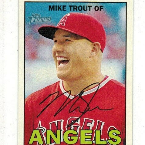 2016 Topps Heritage #500 Mike Trout