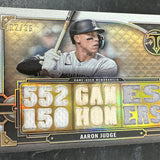 2022 Topps Triple Threads Aaron Judge Relic Jersey Bat Card #'d36