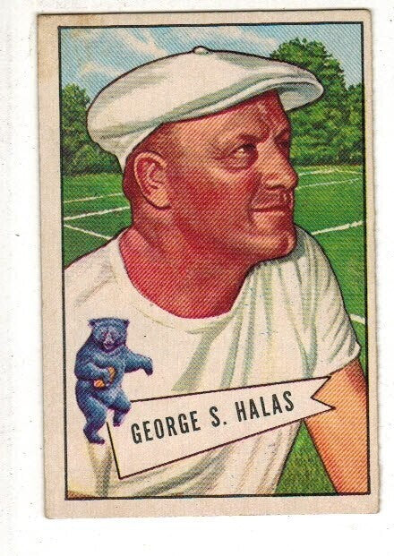 1952 Bowman Large #48 George Halas list $250