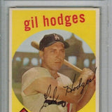 1959 Topps #270 Gil Hodges PSA 8 o/c